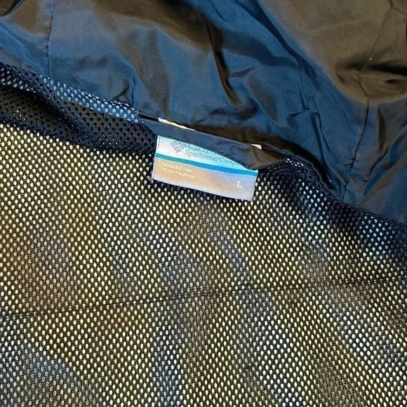 COLUMBIA waterproof jacket Black Large - Picture 5 of 6
